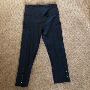 Lululemon Fast and free crop black